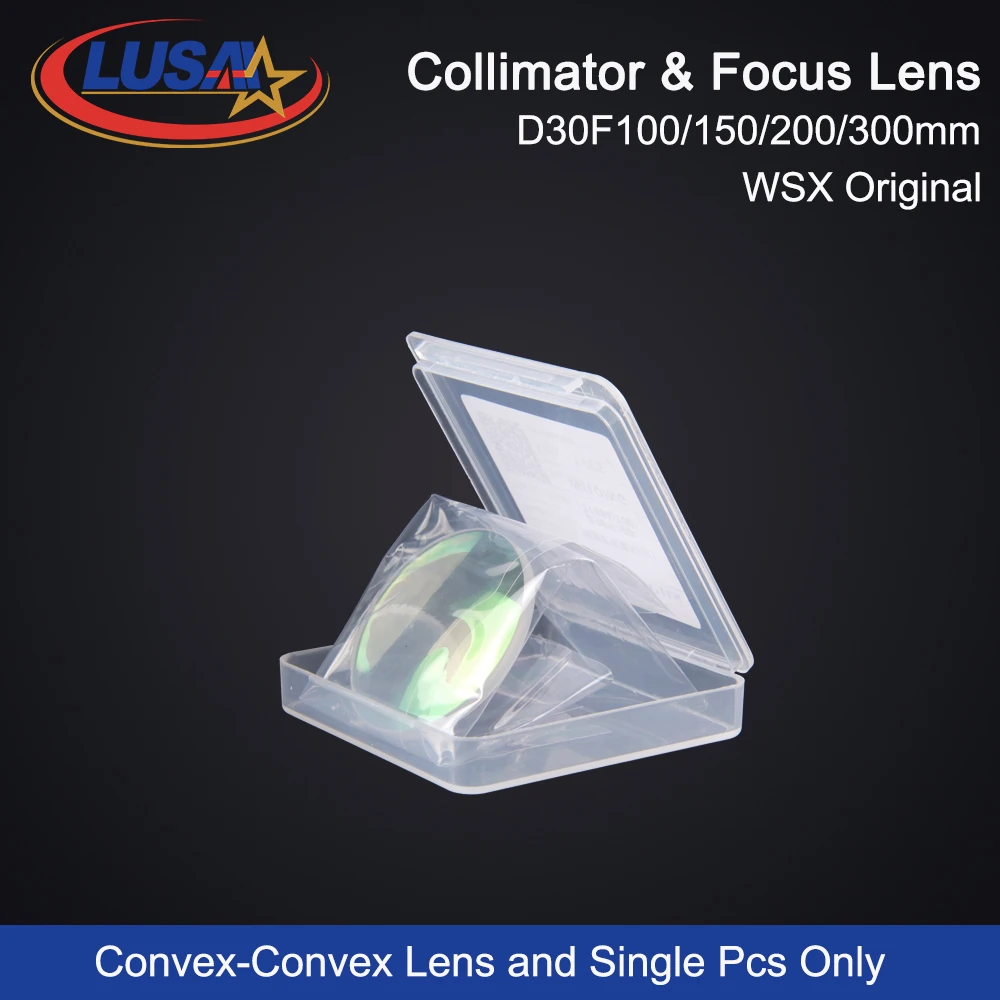 LUSAI WSX Original Focus lens/Collimating mirror D30-F100 D30-F150/F200/F300 For WSX laser welding head ND26 ND15 ND24 ND31 ND29