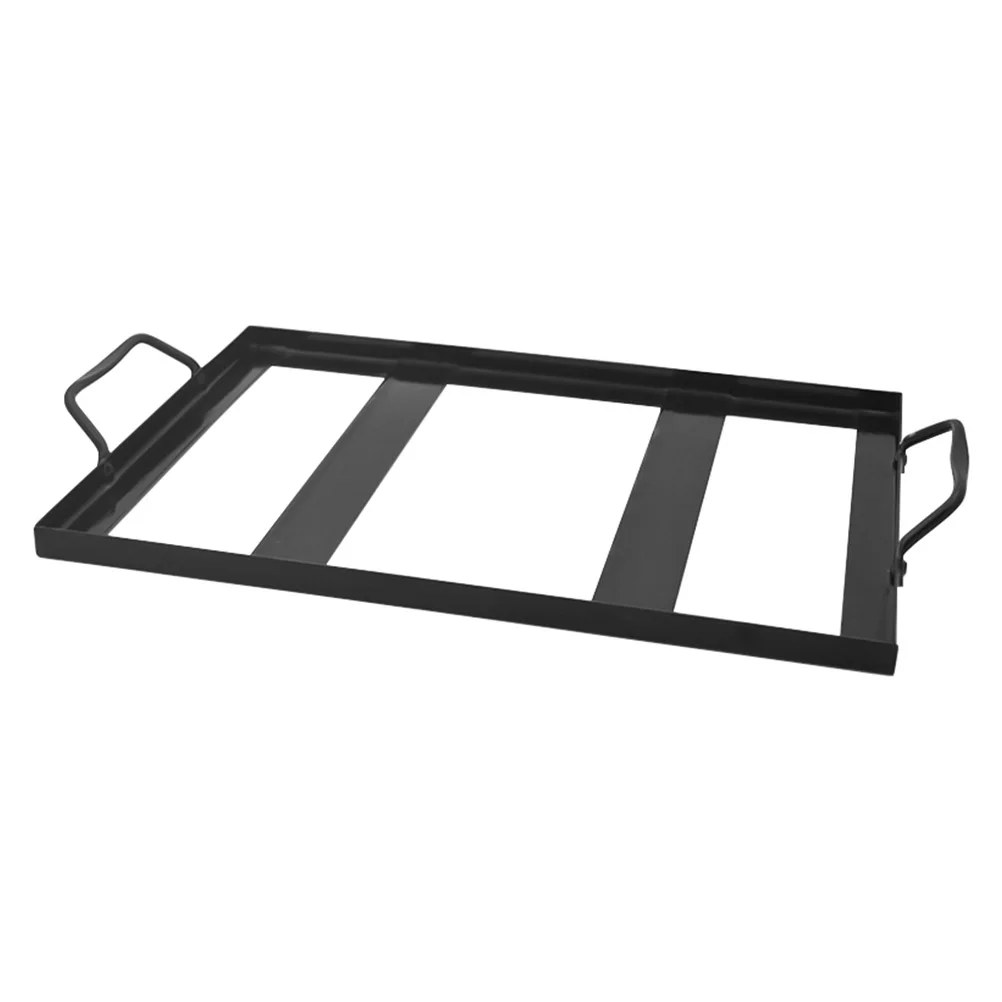 

1pc Salt Plate Rack Barbecue Grilling Tool Sturdy Fire Resistant Camping Picnic Gift Simple Design for Housewarming Strong