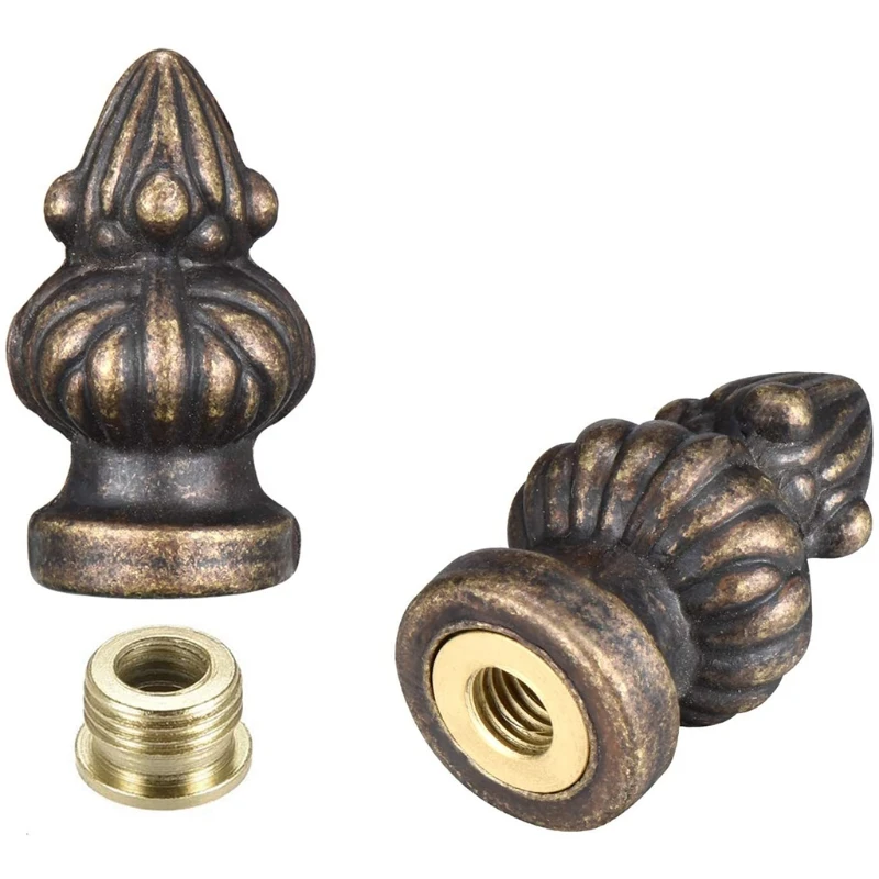 Bronze Metal Lamp Finial Cap Knob Lamp Decoration for Lamp Shade Standard Lamp Harps Floor lamps Accessories