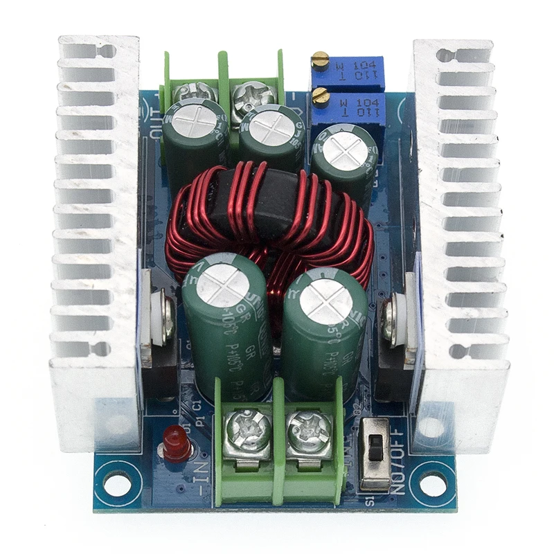 300W 20A DC-DC Buck Converter Step Down Module Constant Current LED Driver Power Step Down Voltage Module Electrolytic Capacitor