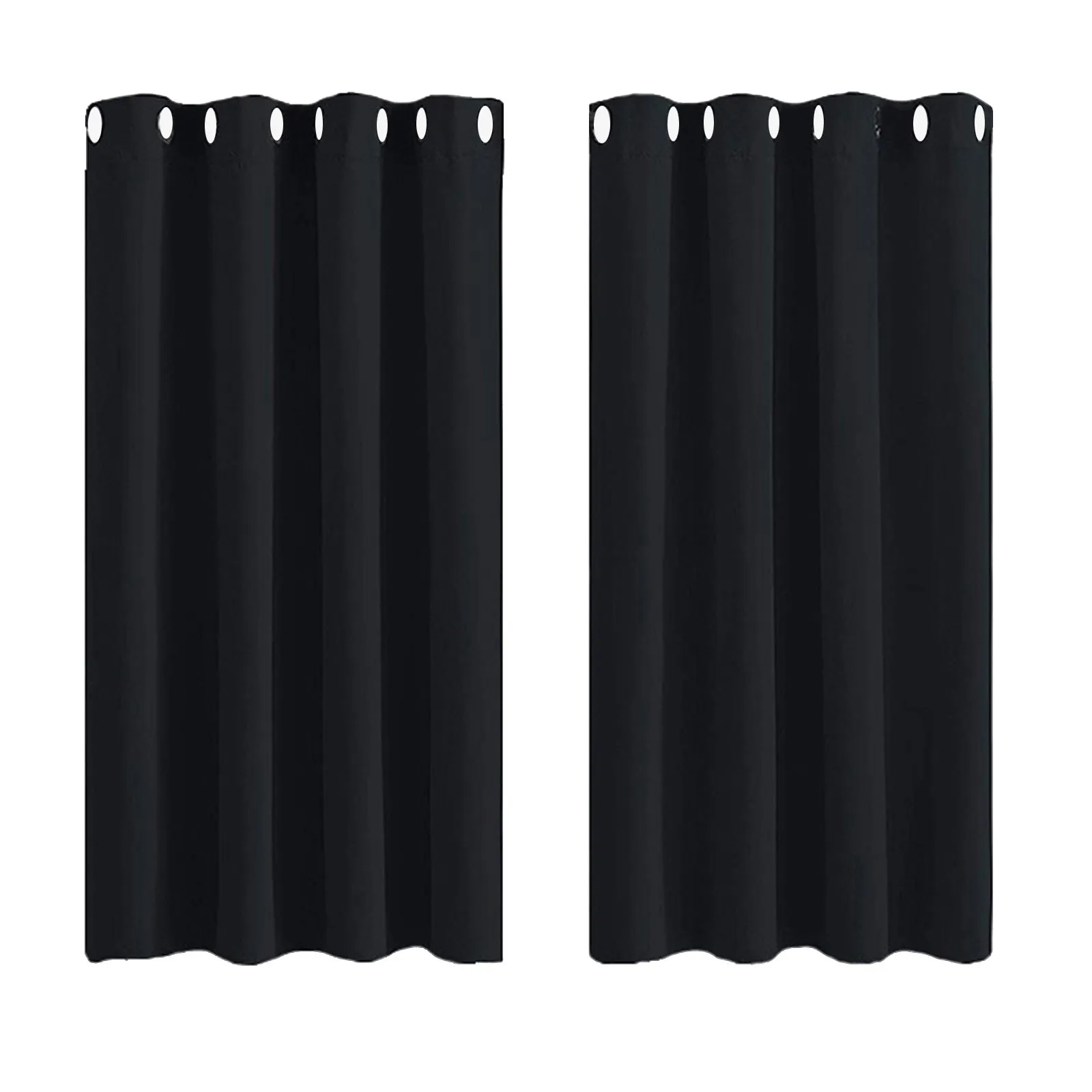 

Darkening Thermal Insulated Curtain Panels For Living Room Baby Blue Color Shower Curtain Set Bath Partition Curtain No Drilling