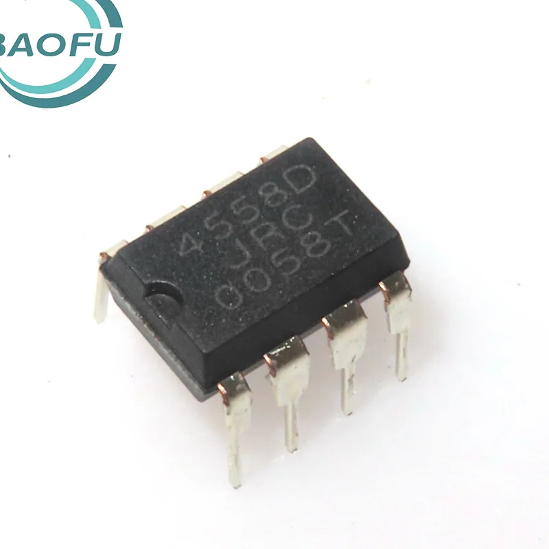 

5pcs New NJM4558D 4558D Directly Inserted DIP-8 Operational Amplifier