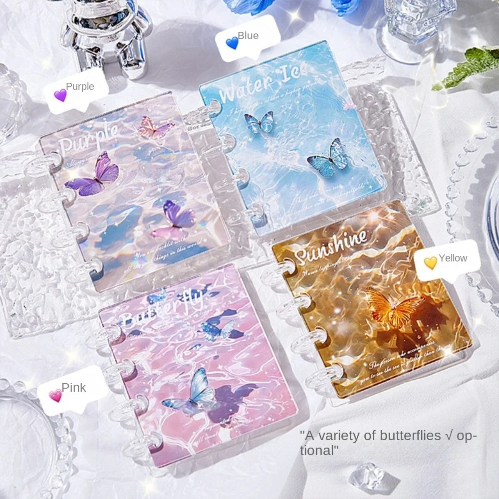 2025 Butterfly in Water Card Album 3 Inch PP Idol Card Collect Book with 20 Internal Pages Mini Postcard Book Unisex