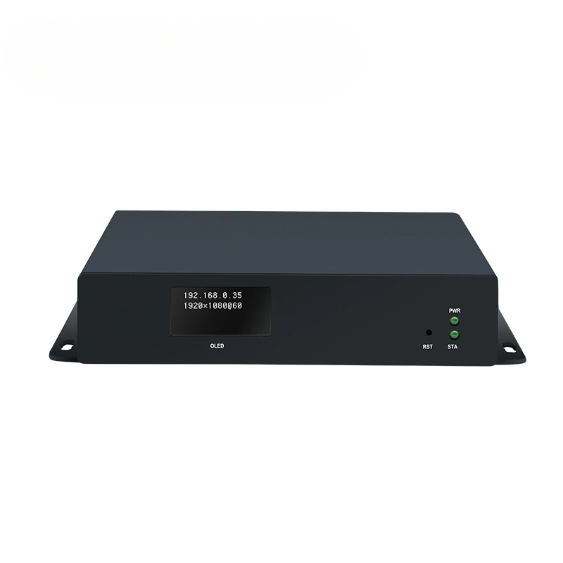 4K30 HDMI Over IP Decoder H.265/HEVC Hardware SRT RTMP RTSP To CVBS VGA HDMI Video Decoder