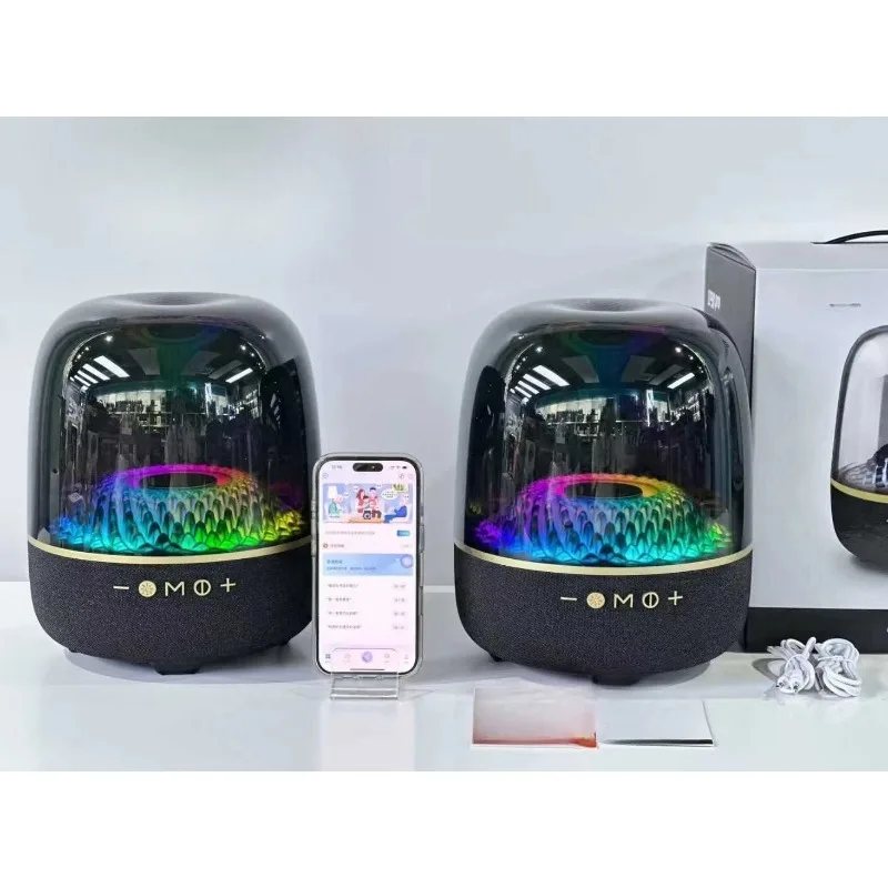 قمة انفجار الموضة مع LP90pro Harman Black Gold Glass 4th Generation مضخم صوت ستيريو بلوتوث للكمبيوتر المنزلي. مضخم الصوت #6