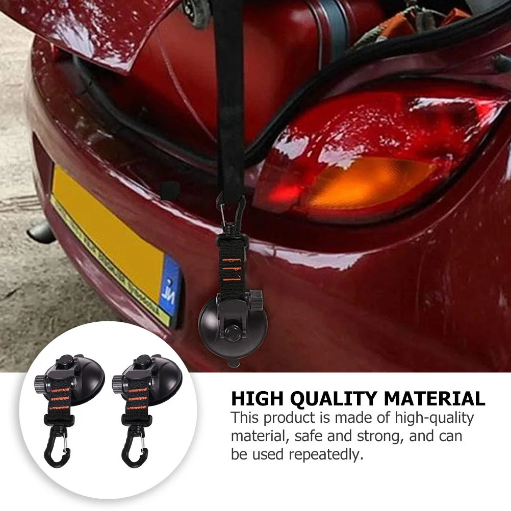 2 Pcs Tent Suction Cup Truck Hook Kitchen Hooks Strong Car Window Heavy Abs Duty