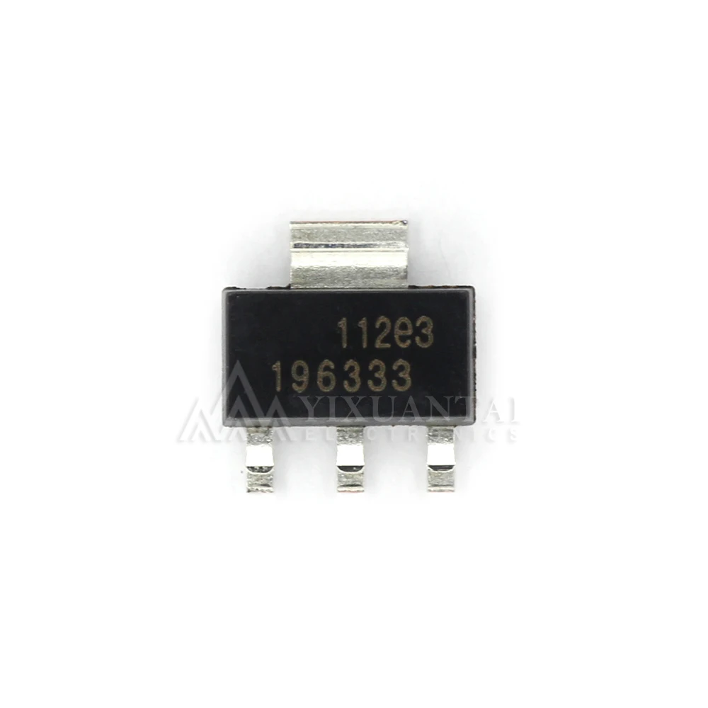 10pcs/Lot  LT1963EST-3.3 LT1963EST-3.3#TRPBF Marking 196333【IC REG LINEAR 3.3V 1.5A  SOT-223】New and Original