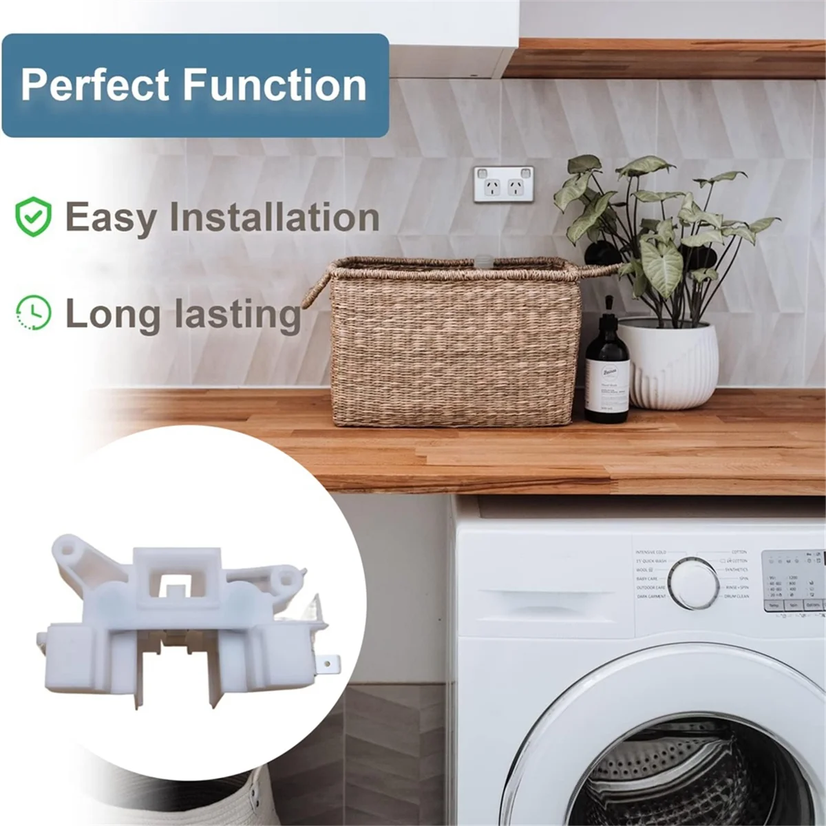 Interruptor de fechadura da porta da máquina de lavar, secador de tambor a74x para mida mh100vh90wy/MH80-GFL05W, peças de reposição