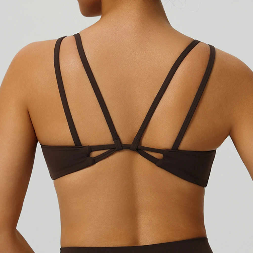 

Female Clothing Fitness Sports Bra for Women Push Up Cross Back Shockproof Running Gym Training Workout Yoga Underwear Crop Tops