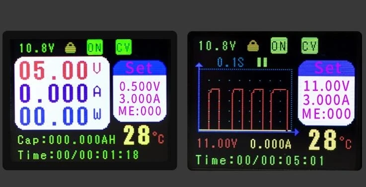 QPS6005S 1,8 inch LCD DC-DC Schritt-down Power Supply module 6-62V Eingang 60V 5A 300w Ausgang Spannung Strom power Zeit + PC software