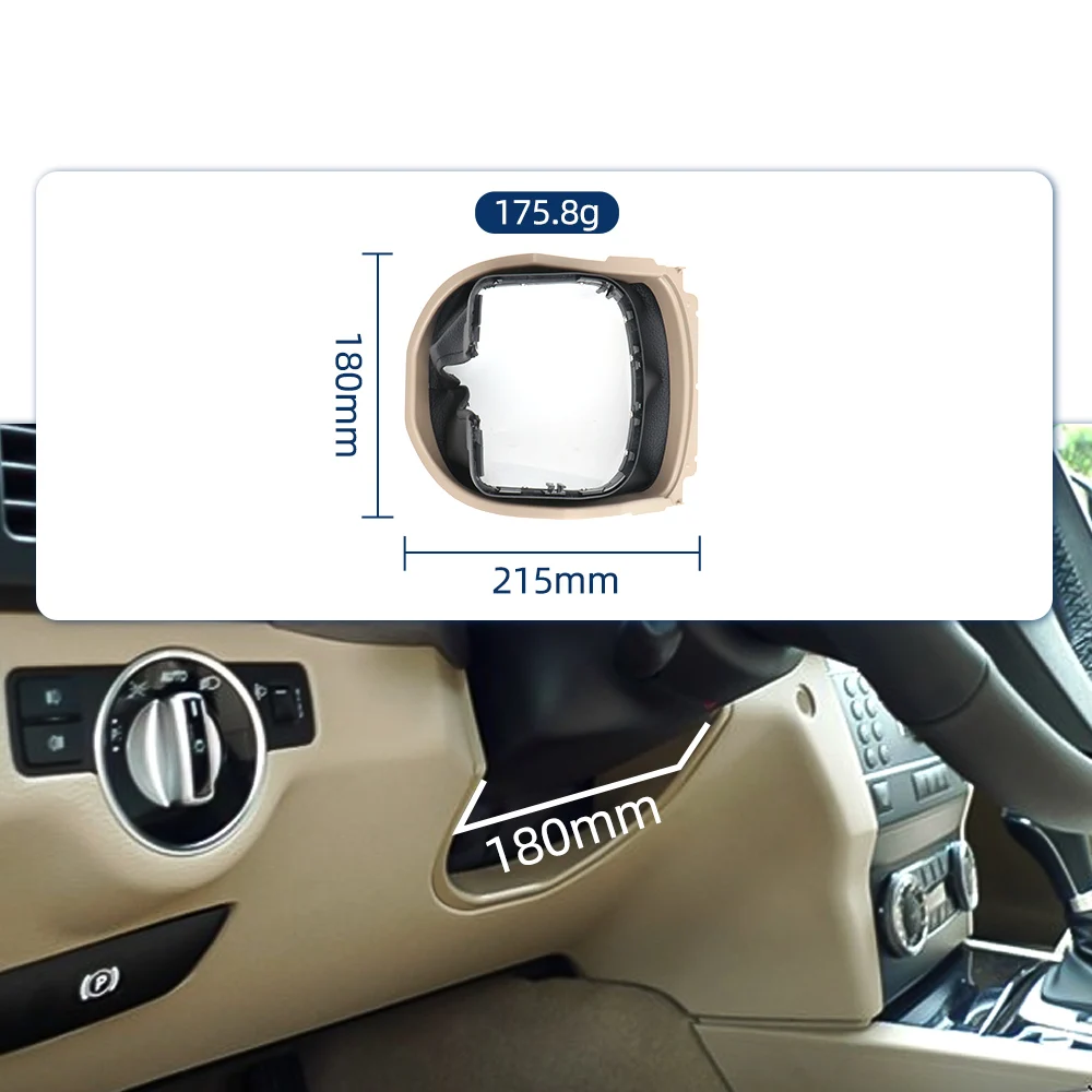 Car Steering Wheel Column Dust Cover Steering Pillar Trim For Mercedes Benz X204 GLK Class GLK200 GLK300 GLK350