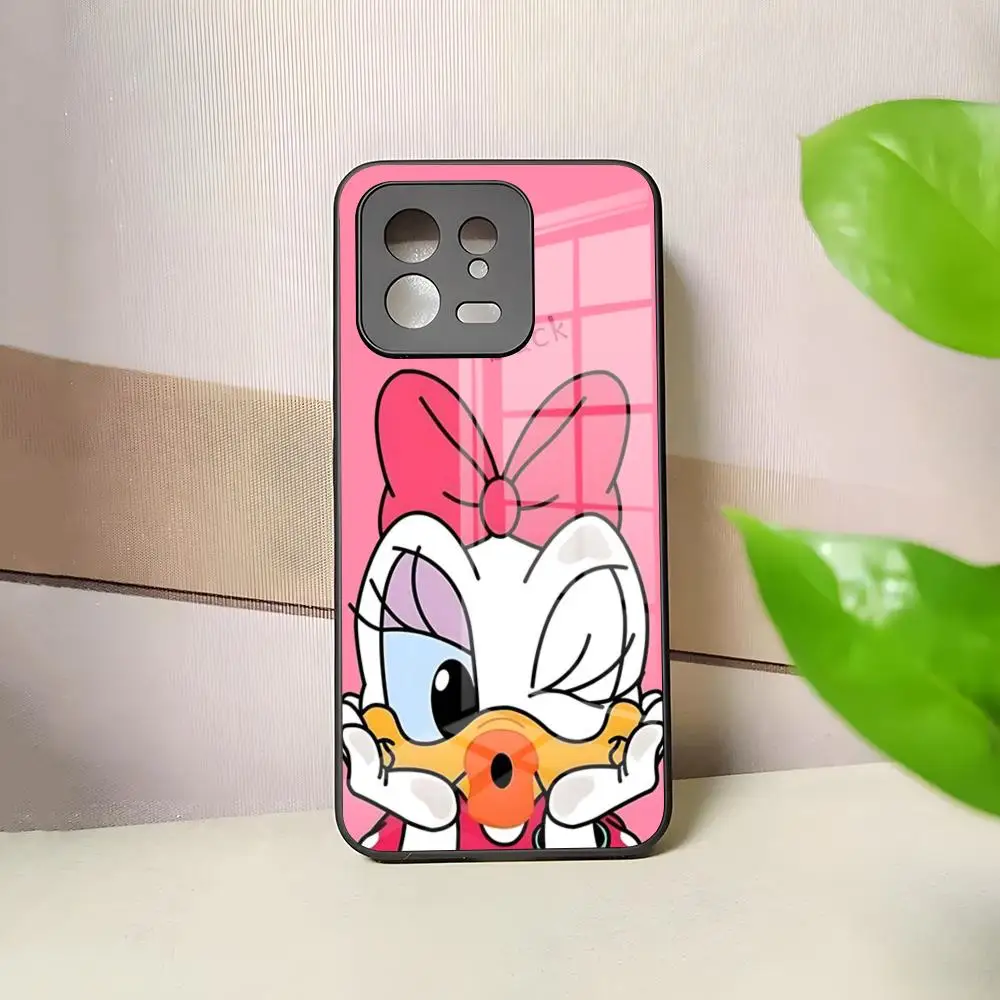 Disney Donald Daisy Duck Phone Case For Xiaomi 14 Lite 12 Pro 11t 13 Lite POCO M6 M5 X6 X5 X3 F5 F6 Pro Glass Cover