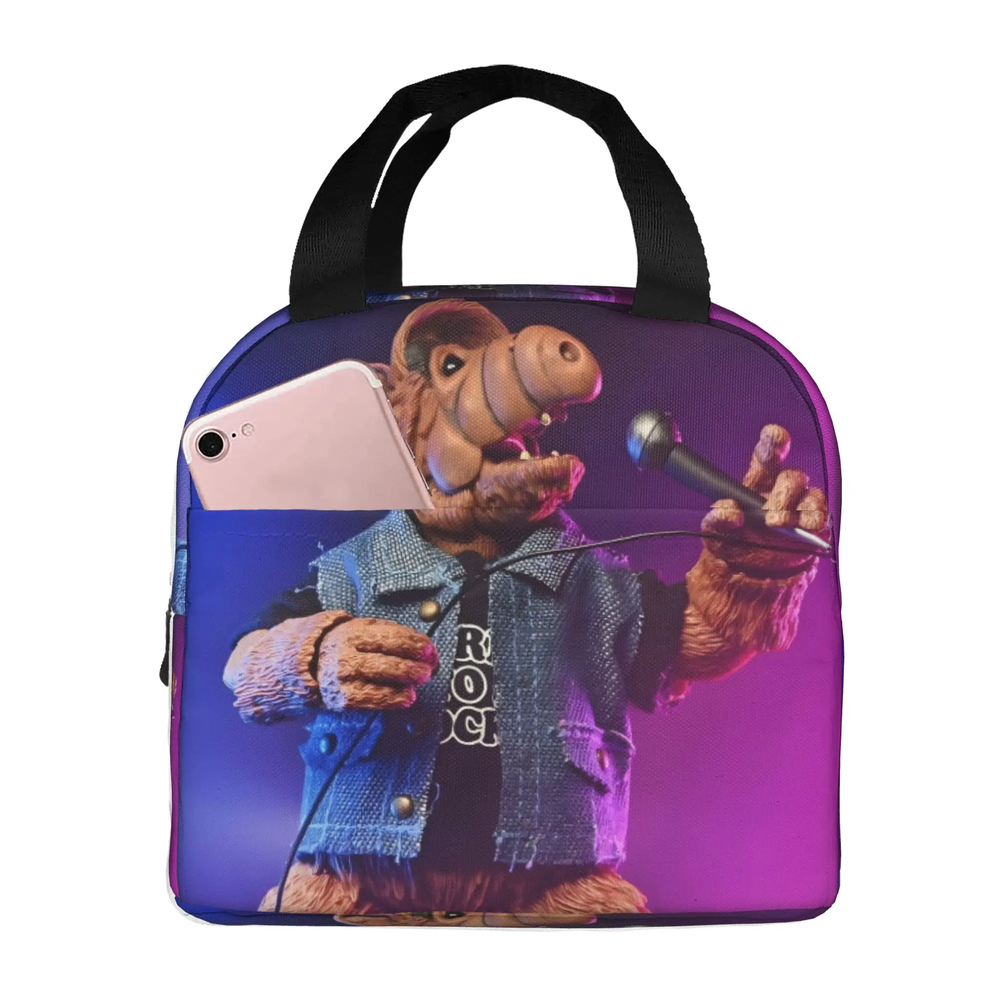 Alien Life Form ALF  Insulated Lunch Bag for Women Leakproof Sci Fi TV Show  Thermal Cooler Lunch Box School