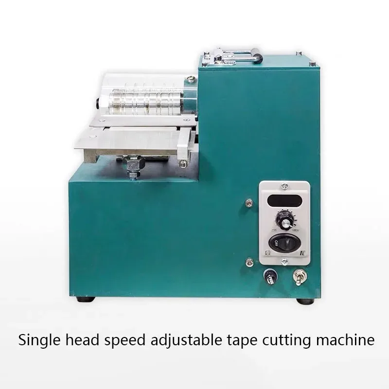 Leather Slitting  Small Cloth Cutting Machine  Adjustable Speed Industrial Round Knife Opening Machine