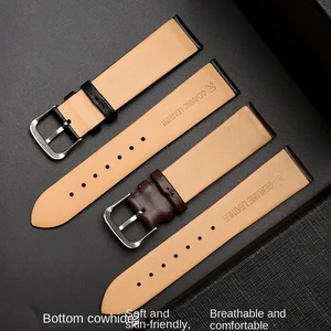 Saatin bileziği bir deri Kare Ay, saat kayışı, Siyah, Kırmızı, Beyaz, Kahverengi, Alet,, TRANSFER, 3744, MTP-M305, 1183, V006, V001, M035-20mm 8 en çok satılan, swarovski kristalleri izle-no. 7