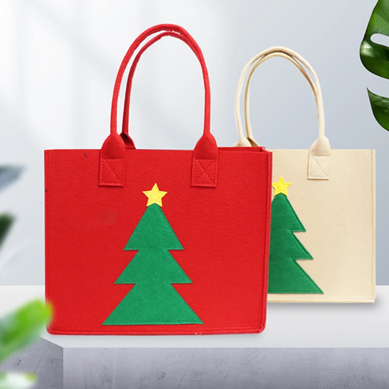 Kerst Veelzijdige Vilten Tas Handtas Kerstavond Vrijetijdsgeschenk Handtas