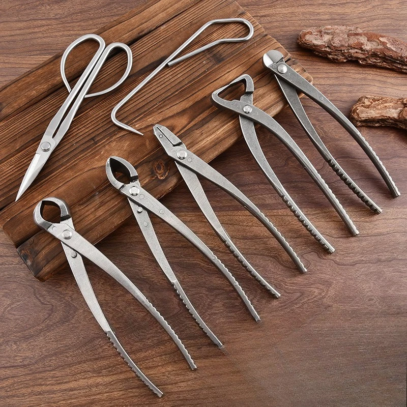 Stainless Steel Gardening Tools Set, Bypass Pruners, Diagonal Leaf Bud Cutter, Portable Garden Kit with Oxford Cloth Storage Bag