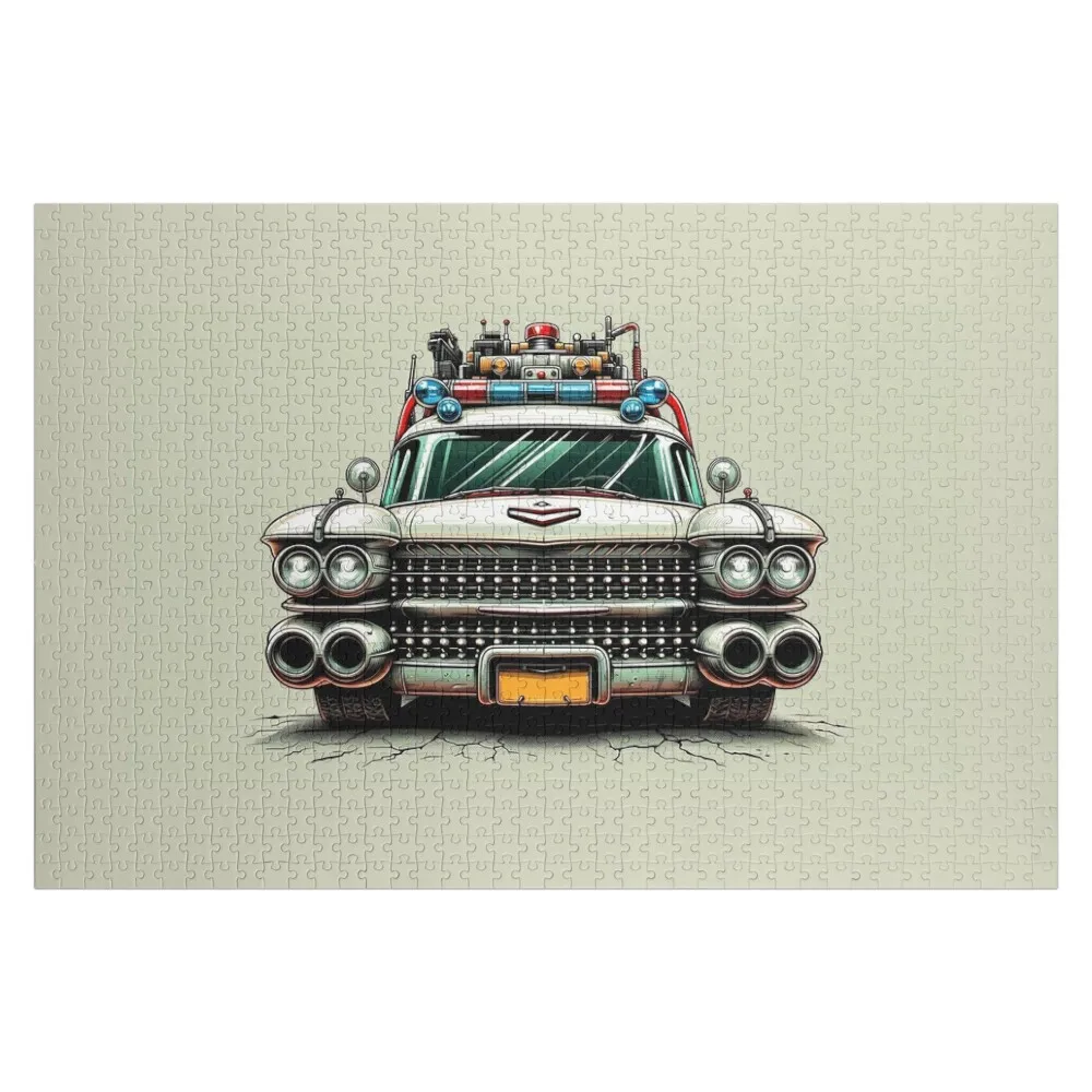 

The Ectomobile Ecto-1: The Iconic Ghostbusters Car vol.7 Jigsaw Puzzle Wood Name Custom Puzzle