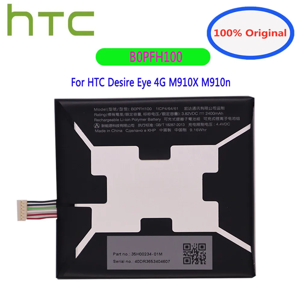 

New 100% Original B0PFH100 Battery for HTC desire eye M910X M910N 3500mAh Mobile Phone Battery Bateria In Stock