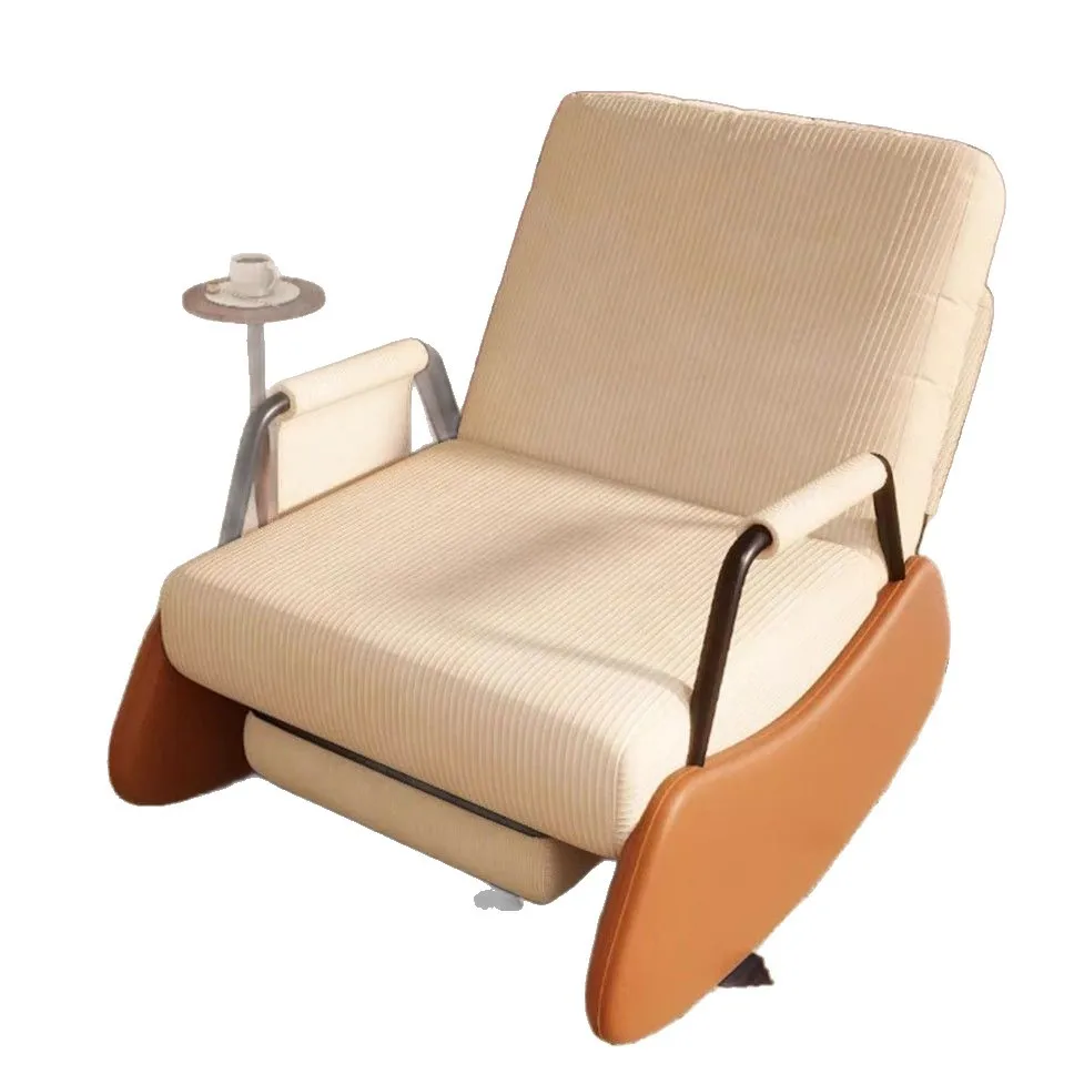 #Modern Single Sofa Recliner Chair for Adults Foldable Rocking Feature for Home Office Bedroom Balcony Living Room Relaxation