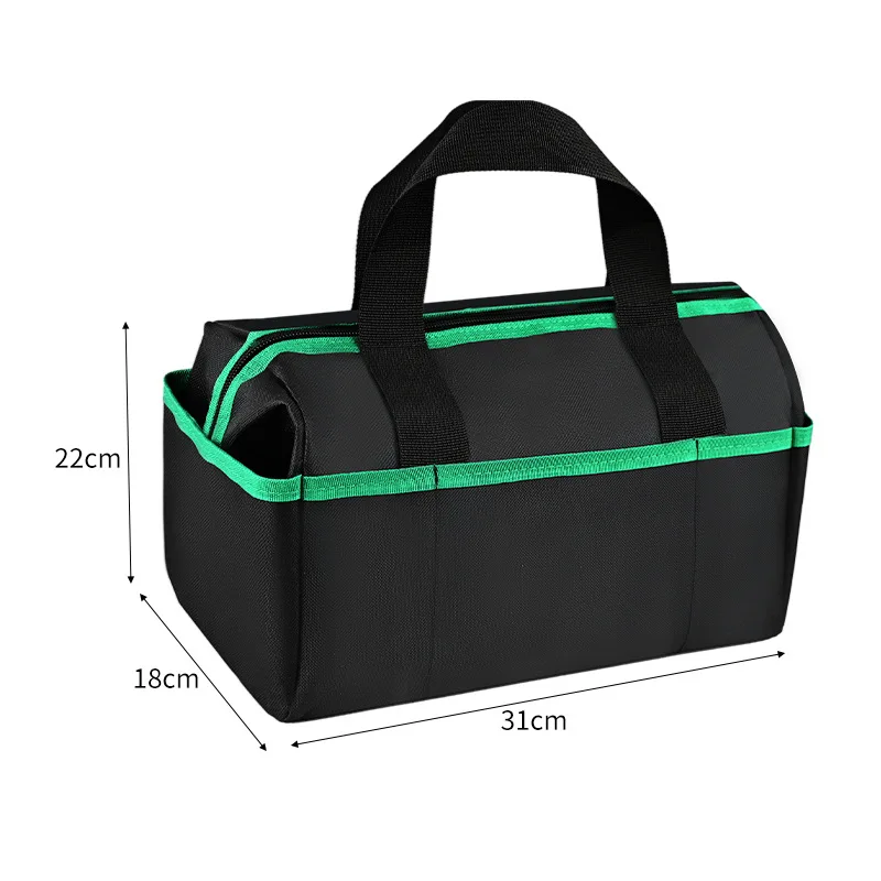 Heavy-duty Tool Organizer Bag 13-inch Large Tool Case Thickened Wear-resistant Fabric Tools Bags Organized with Zipper Closure