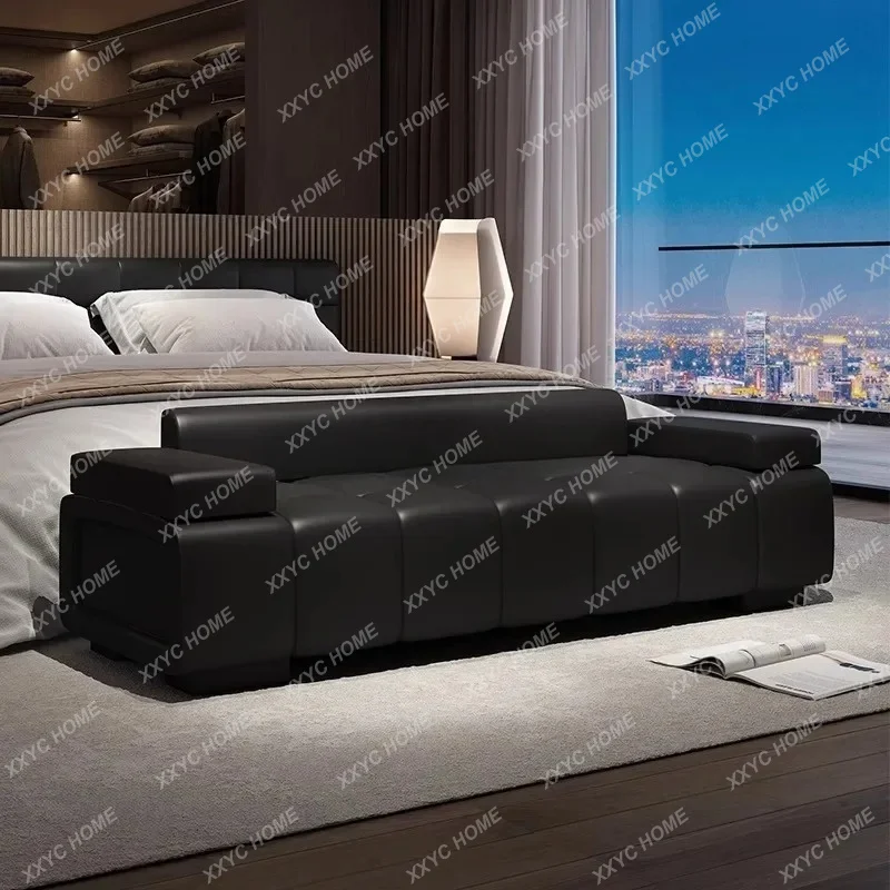 Family Bedroom Side Stool Master Bedroom Bed Bed Clothes Living Room Small Apartment Long Bar Sofa Stool Hotel