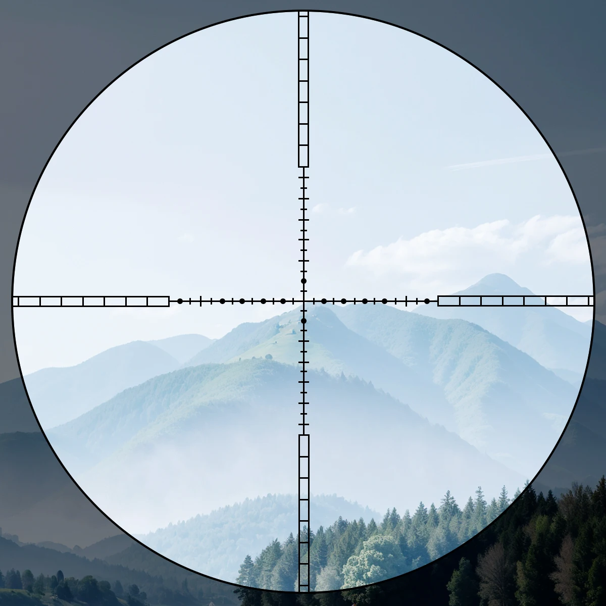 MARCH HT 4-16X44AOE Tactical Scope Reticle RGB Illuminated Reflex Airsoft Sight Optical Hunting Riflescope 11mm/20mm Rail Mount - view 3