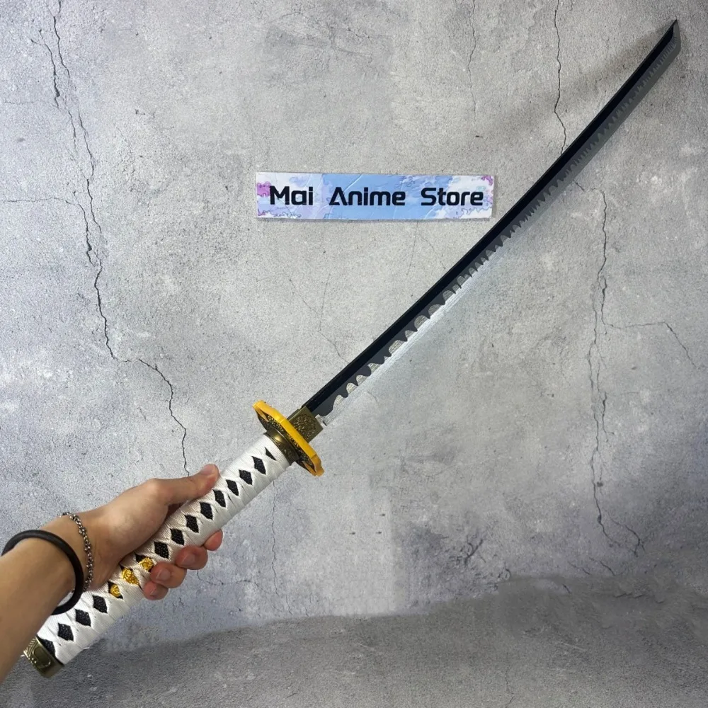 Espada de hoja Yamato Vergil Katana de 40 pulgadas, tamaño Real, sable samurái japonés Katana, Anime Devil May Cry, accesorio de Cosplay, cuchillo Ninja, regalo