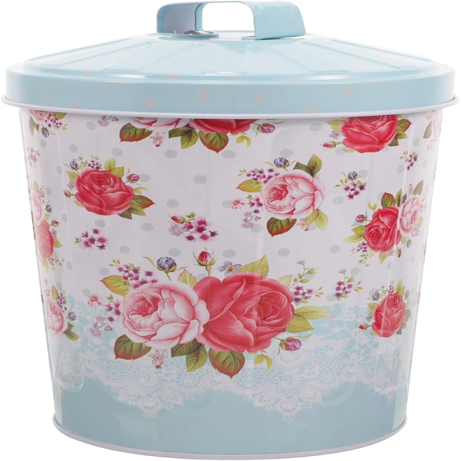

Metal Food Tin Canister Cookie Jar with Lid Candy Flour Tea Containers Snack Saver Rustic Food Jar Farmhouse Kitchen Canister