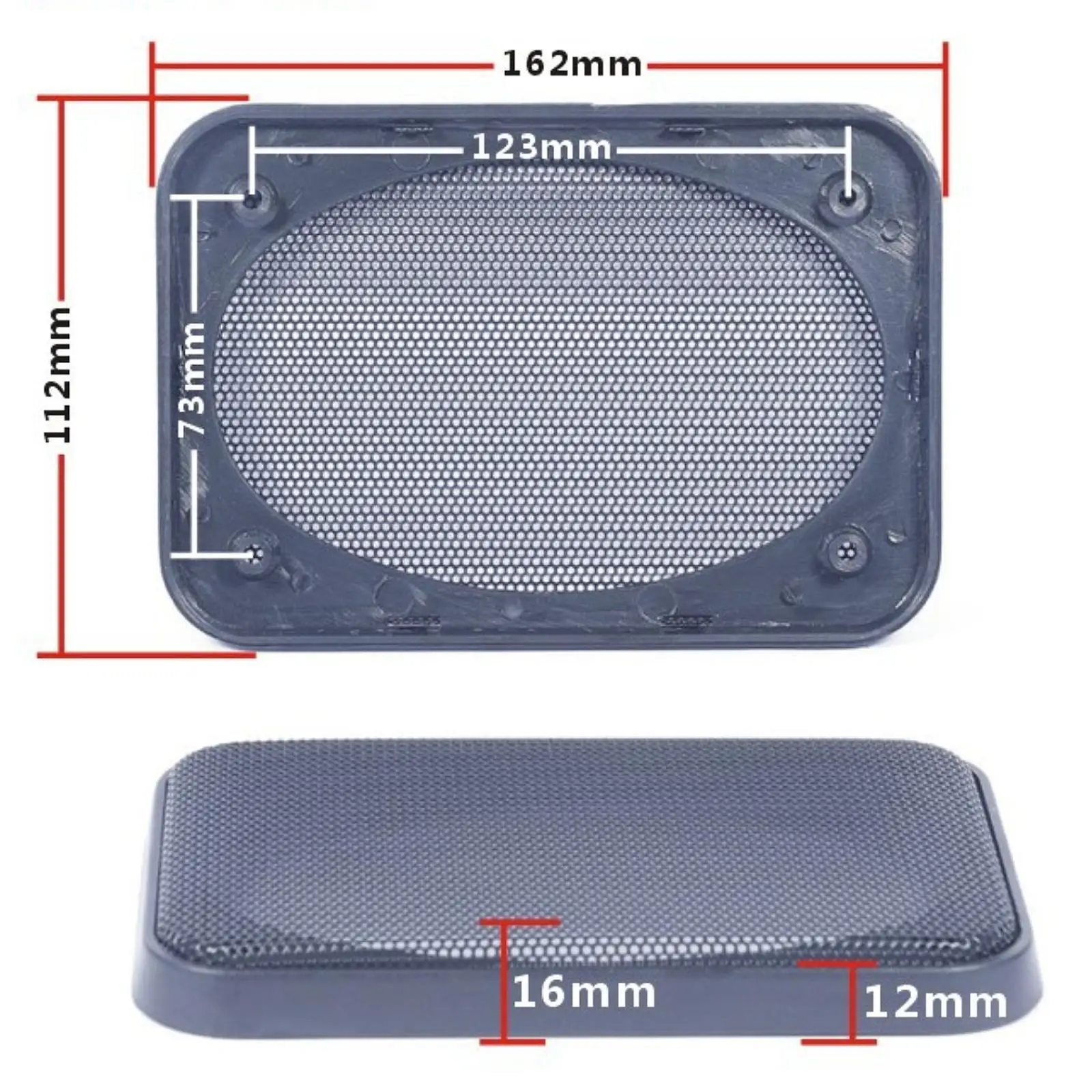 Car Speaker Grill Cover Durable Mesh Protector Dustproof Net Guard for Car Audio System Upgrade