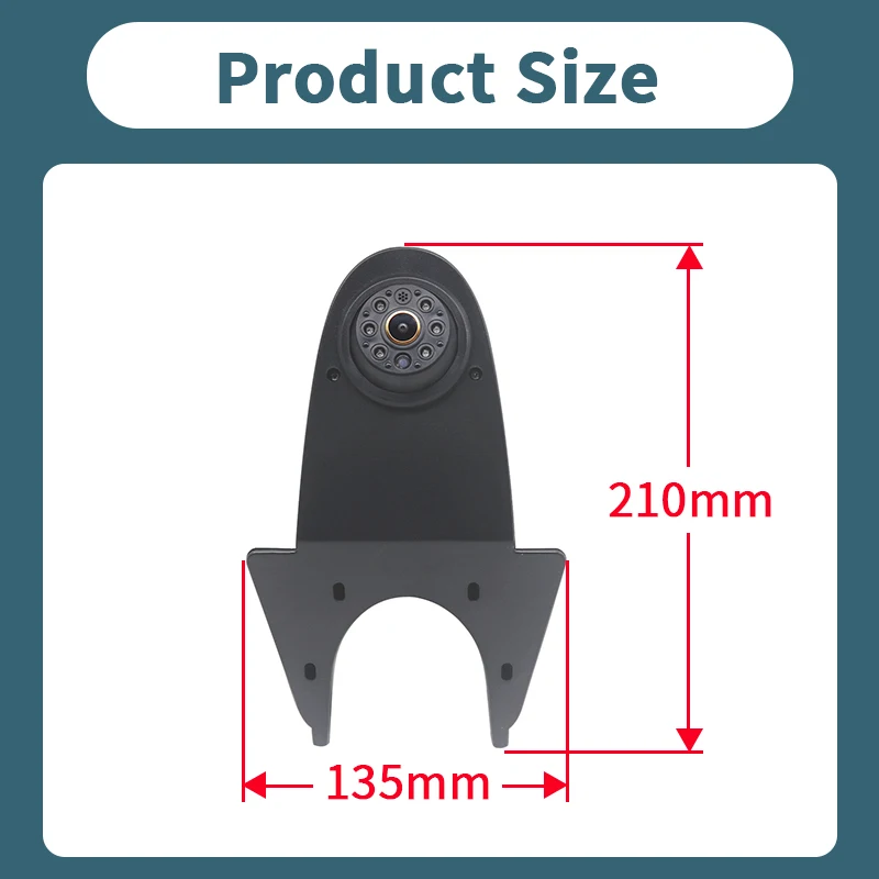 AHD 1080P للرؤية الليلية سيارة الفرامل ضوء كاميرا الرؤية الخلفية لمرسيدس بنز فيانو سبرينتر فيتو VW الناقل Crafter #5