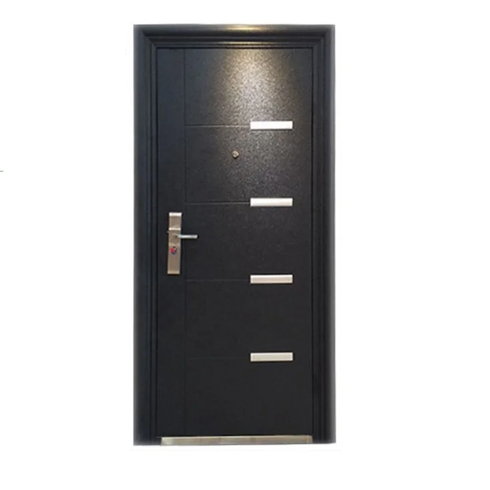 

Hot Sale Soundproof Exterior Security metal Steel door Front for house