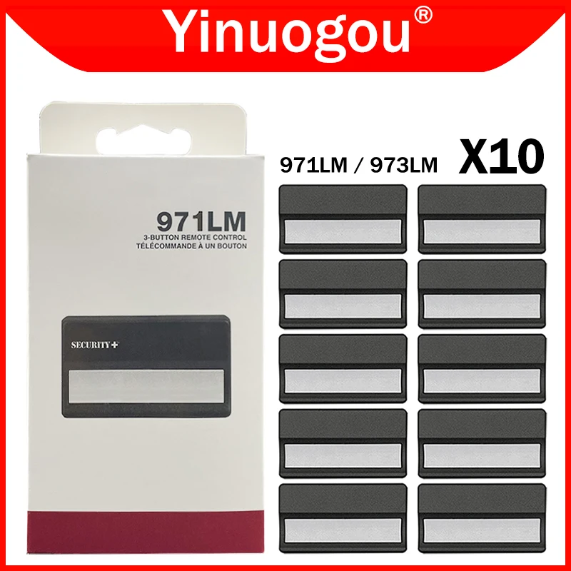 

971LM 973LM Remote Control Garage Door Opener 390MHz for 970LM 972LM 974LM 91LM 92LM 94LM 96LM ​950CB 953CB 956CB / With Clip