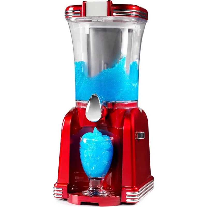 Frozen Drink Maker and Margarita Machine for Home - 32-Ounce Slushy Maker with Stainless Steel Flow Spout - Easy to Clean