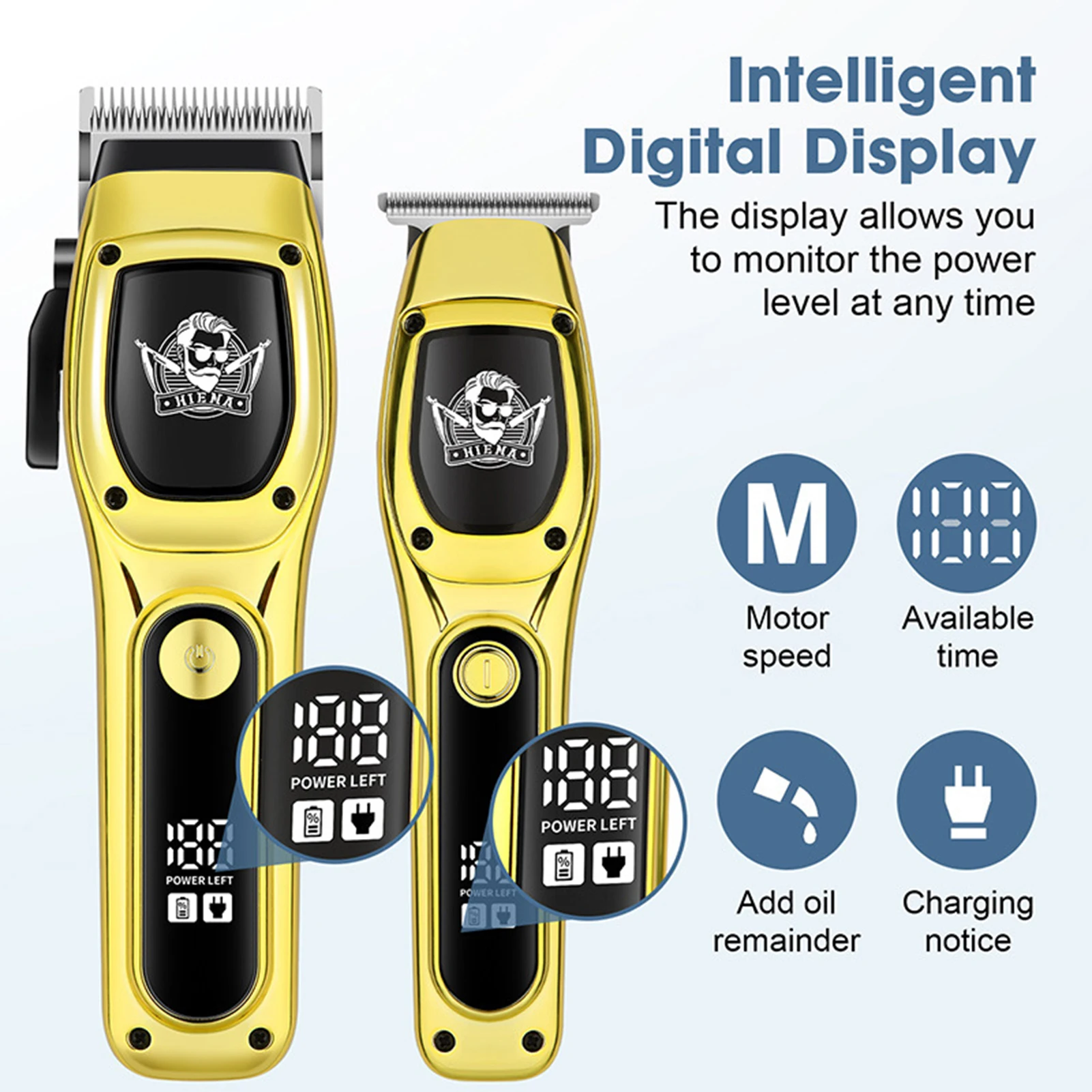 HIENA tondeuse à cheveux professionnelle tondeuse à cheveux sans fil Portable voyage tondeuses à cheveux tondeuse de coiffure pour hommes coiffure 1pc