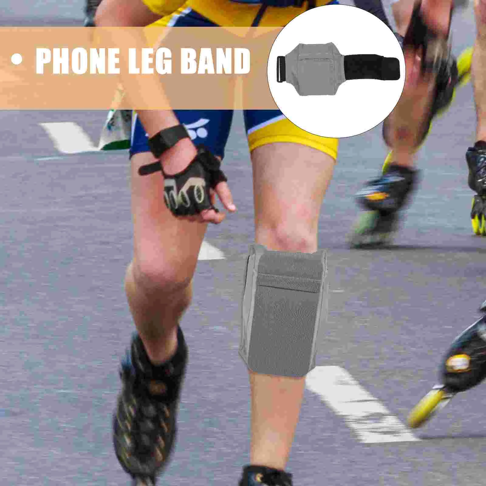 Jogging Phone Leg Bag Band Cell Holder Mobile Phones Running Riding Storage Sports Calf Elastic Ankle Pouch Fitness Stand