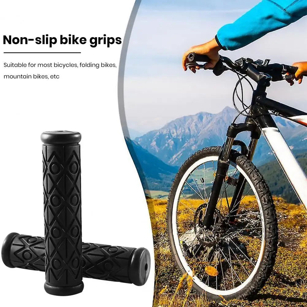 1 Pair Bike Handlebar Cover Shock Absorption Anti-slip Vibration Damping Cycling Bicycle Handlebar Covers Bike Supply 자전거 그립