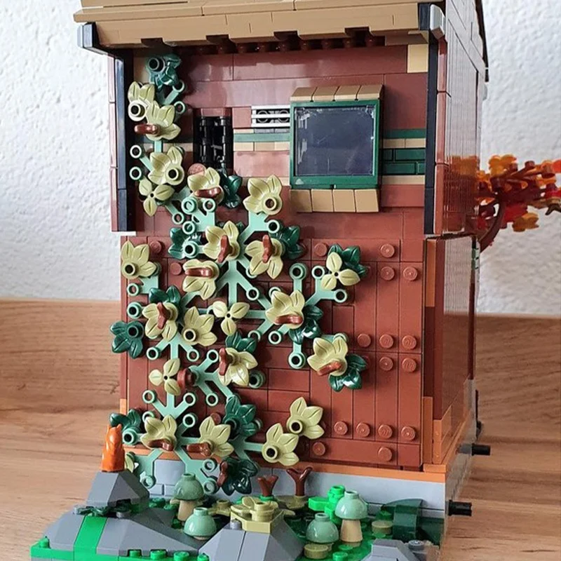 1500 stks MOC Cabine Caf Gemodulair Model Bouwstenen Speelgoed Architectuur DIY Creatief Idee Kerstcadeaus Onderwijs Verjaardag