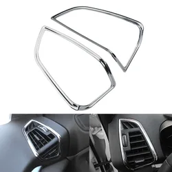 For Ford Escape Kuga 2013 2014 2015 AC Vent Frame Front Side Dashboard Air Conditioning Vent Cover Trim Sticker Accessories