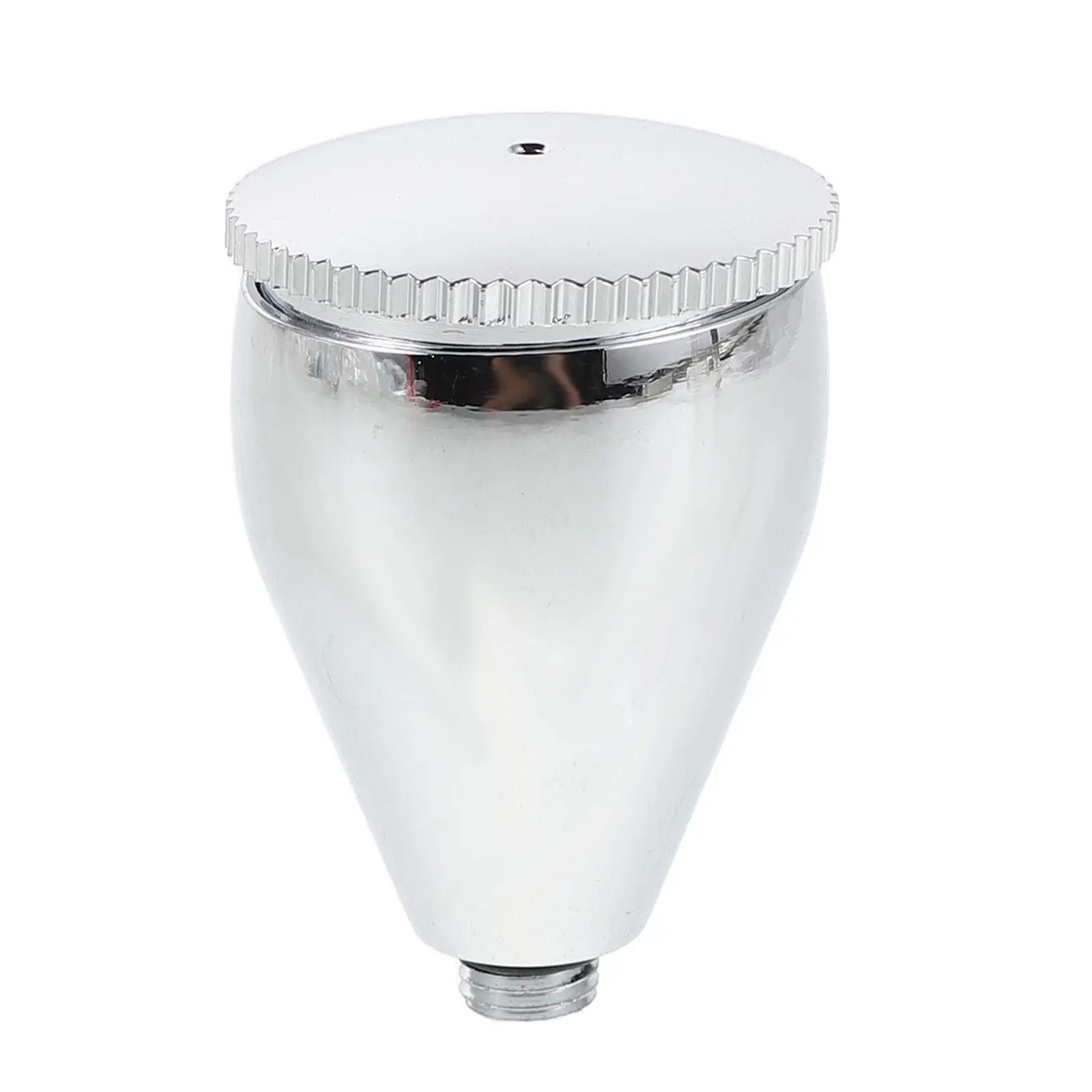 Airbrush Replacement Feed Pot Detachable Aluminum Paint Cup Mirror Polished Reservoir Quiet Operation Spray Gun Pot Auto Paint