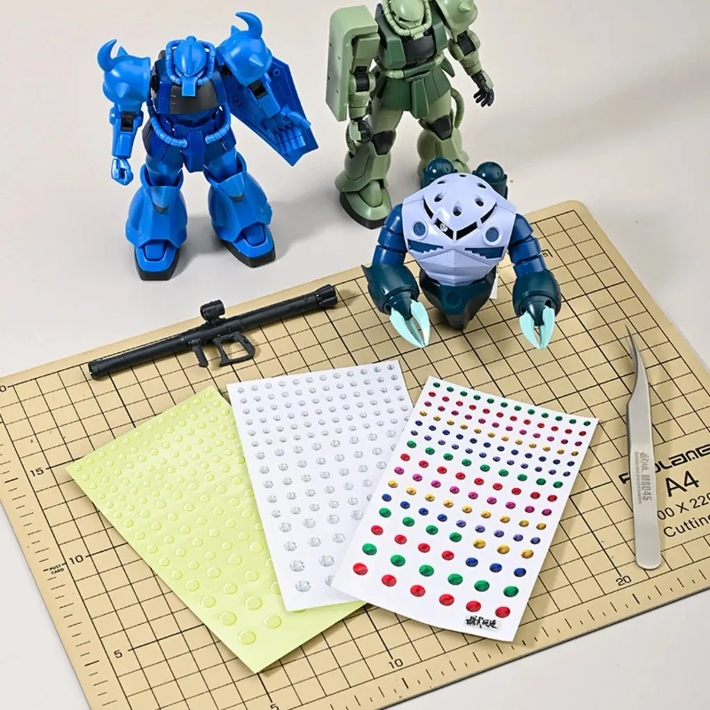 MS-100A/B/C وضع العين ملصق ZAKU عين واحدة ملصق مائي ل Gundam Gunpla لتقوم بها بنفسك GK نموذج تفاصيل تأثير تعديل هواية لتقوم بها بنفسك الملحقات