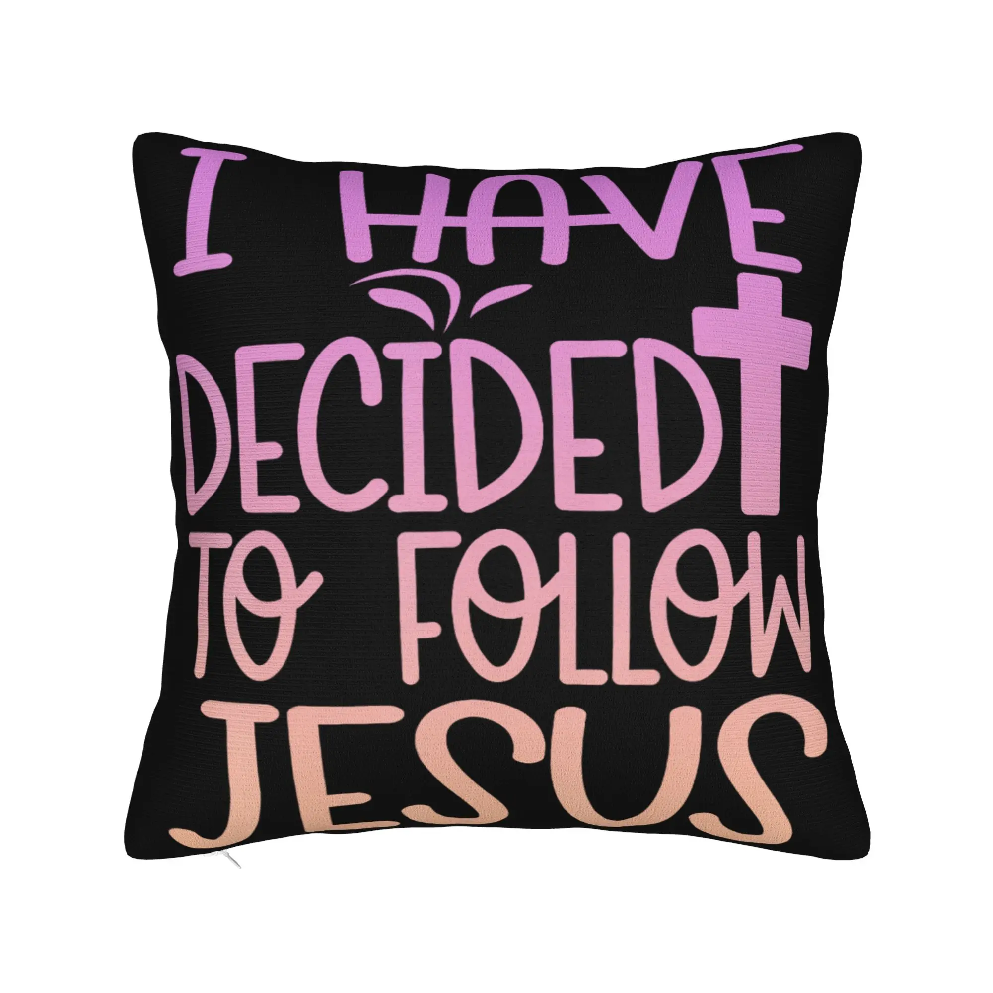 Decorative Pillow Cover Jesus Esperanza Devida Spanish  Stuff Sofa  Throw Pillow Case Cover Square Style Multi-Size