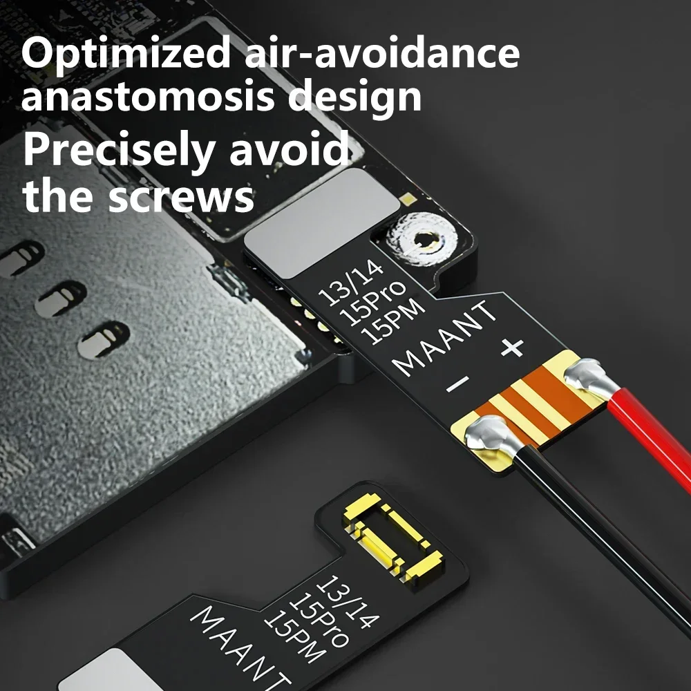 MaAnt M062 IP Soft Bar Power Supply Cable Clip Battery Buckle for iPhone 6/7/8/X/11/12/13/14/15/16 Pro Max Motherboard Repair