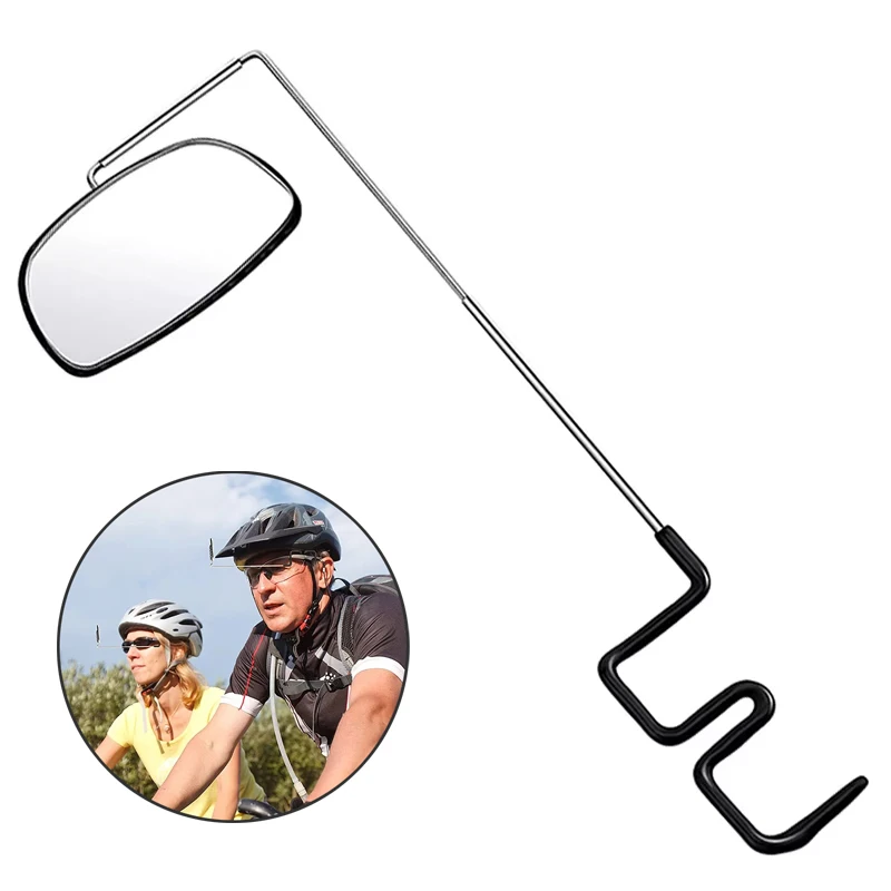 2 STUKS Fiets Achteruitkijkspiegel 360 Graden Verstelbare Draaibare Universele Fietsen Stuur Achteruitkijkspiegels voor MTB Racefiets