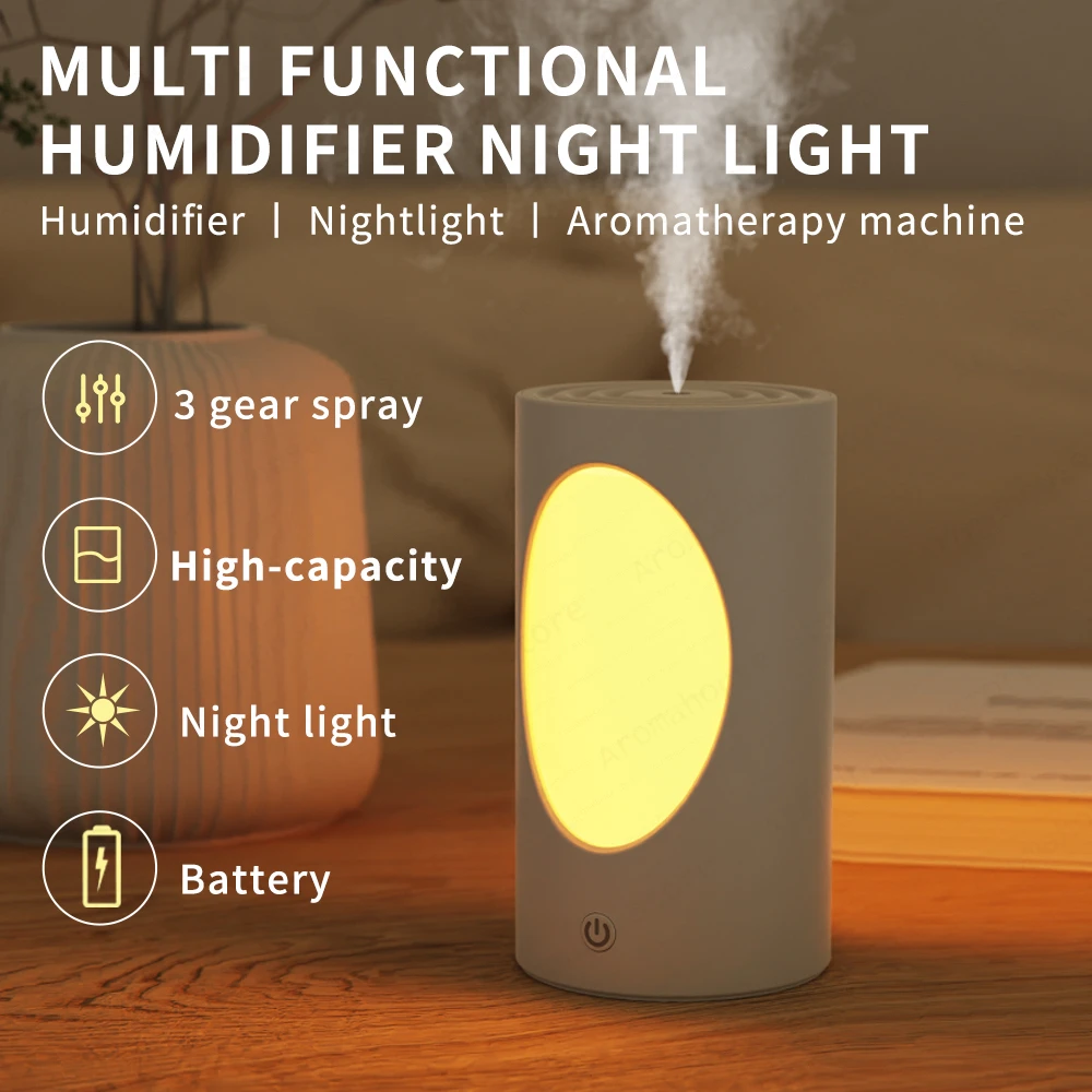 

Creative Tree Hole Night Light Humidifier, Special Atmosphere Air Humidifier Tool, Special Gift Ornament Aroma Diffuser