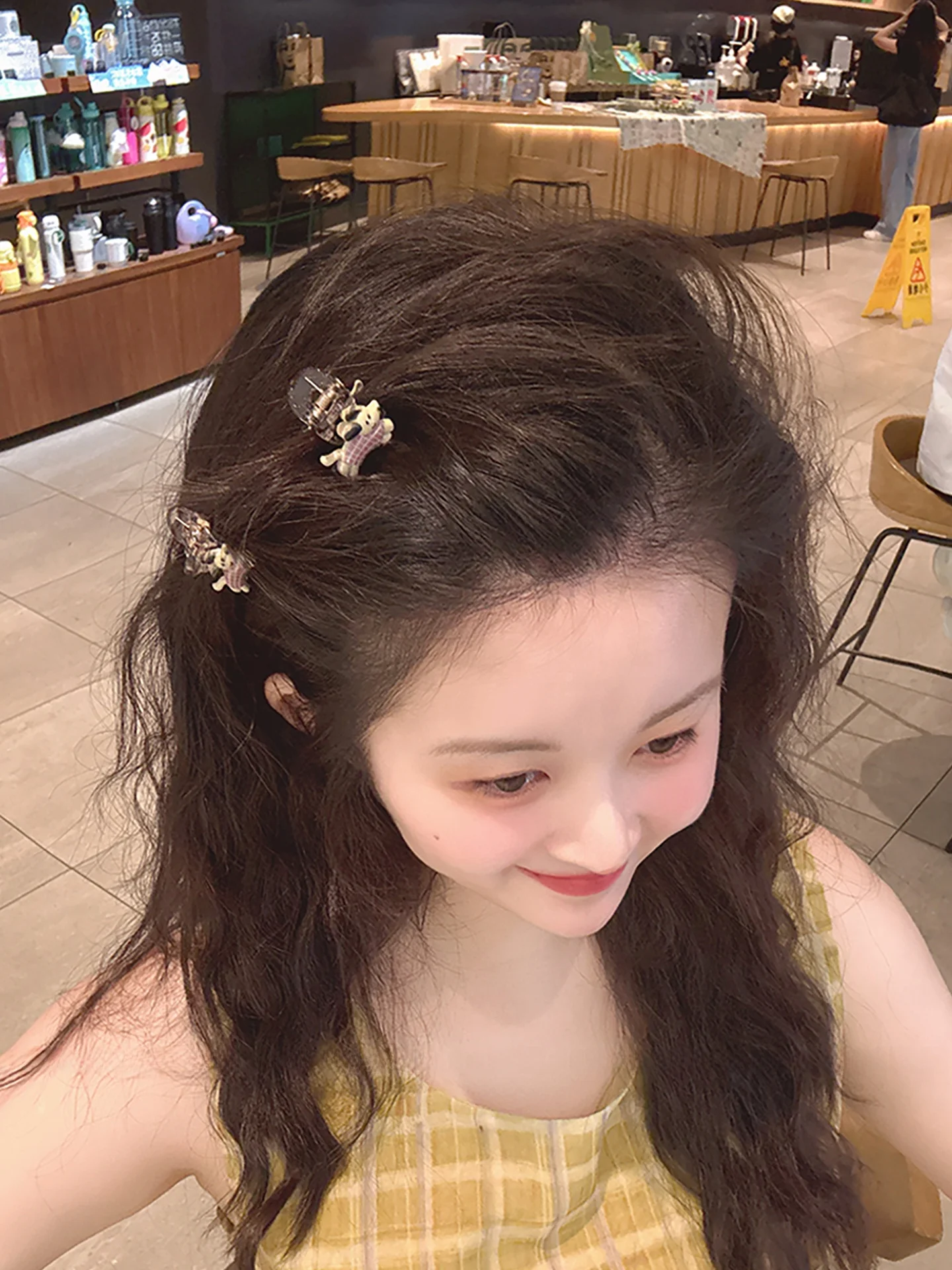 

Милая заколка для волос для маленьких собак Princ Sle, маленький размер, женские аксессуары для волос, челка, заколка для волос, прическа, ips