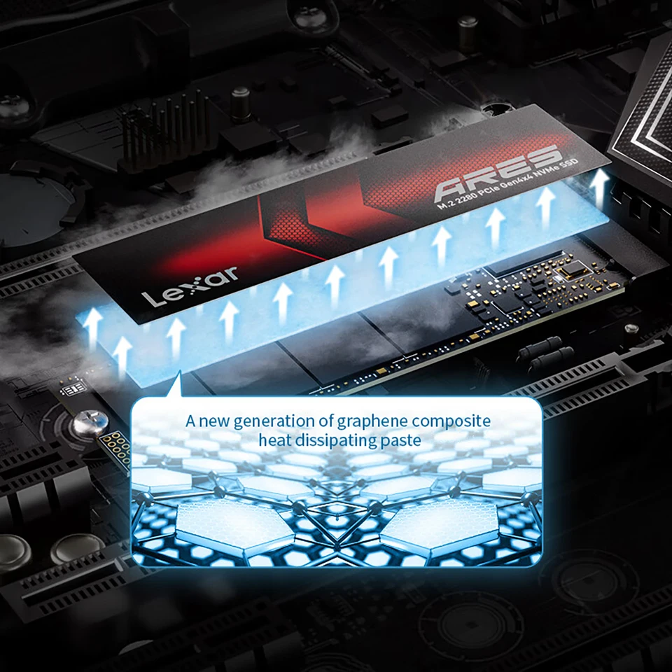 内蔵型SSD Lexar ARES M.2 2280 SSD 4TB Lexar ARES PRO M.2 2280 PCIe 5.0 NVMe SSD | Lexar Global