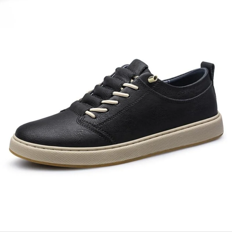 Spring Men's Casual Genuine Leather Oxford Shoes Comfortable Soft Soles Designer Outdoor Walking Shoes for Men Big Size:37-46