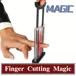 2pcs Large Hand Guillotine Close-up Magic Props Finger Guillotine Toys Trick Scare People Cut Finger