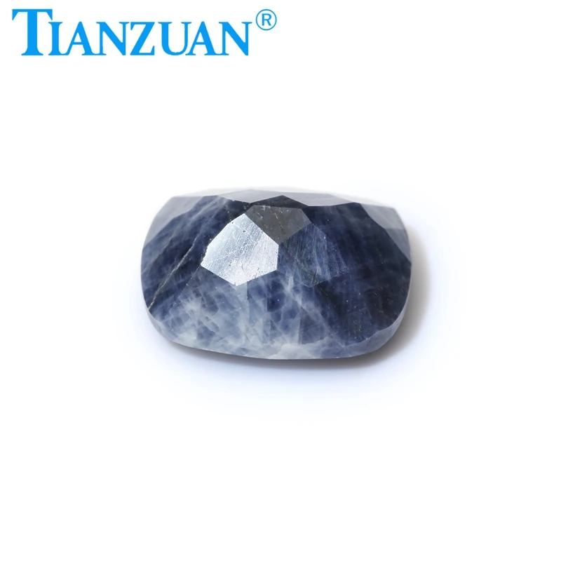 3.6CT Long Cushion Shape Natural Sapphire Blue Color Brilliant Cut Heated Natural Corundum  Loose Stone with GRC Certified